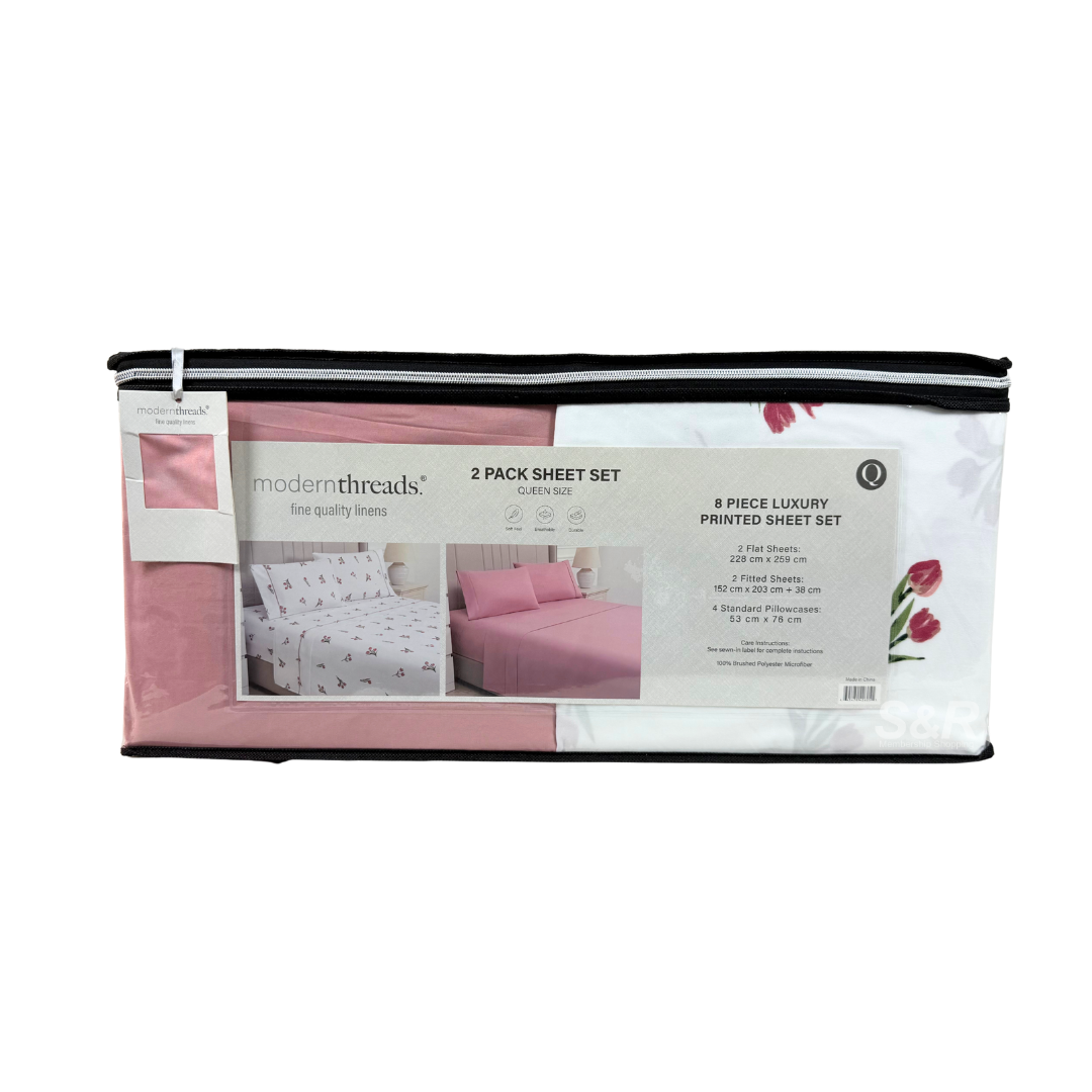 Modern Threads 2 Pack Queen Sheet Set